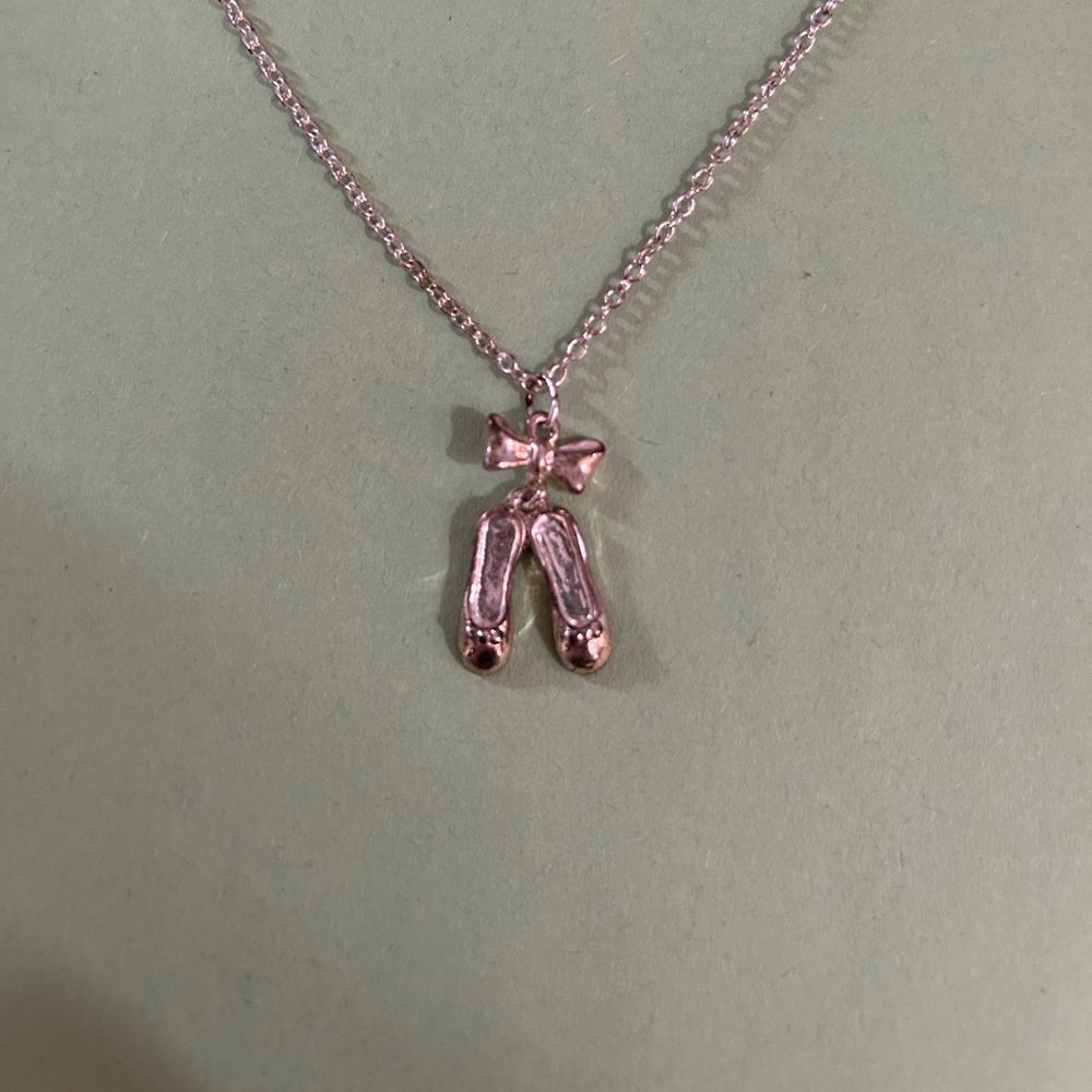 Ballet Slippers Necklace *Short Chain*
